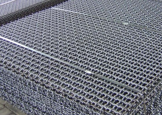 3.0mm Diameter Crimped Wire Mesh Crimped Wire Screen Panjang 25m 30m