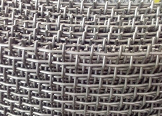 3.5mm Ditarik Crimped Wire Mesh Crimped Wire Cloth Untuk Penambangan Pabrik Batubara