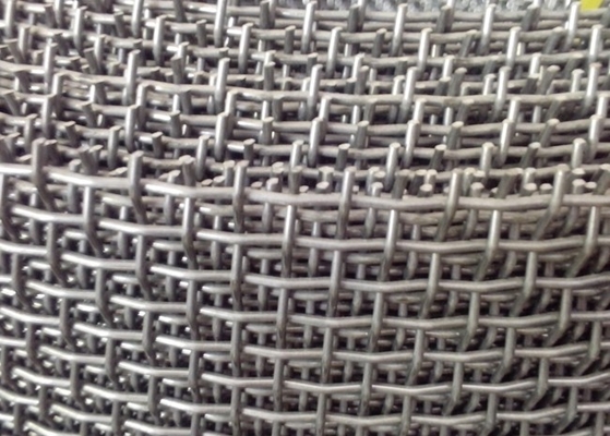 3.5mm Ditarik Crimped Wire Mesh Crimped Wire Cloth Untuk Penambangan Pabrik Batubara